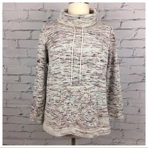 Preswick & Moore Cowl Neck Pocket Sweater, Size 2X